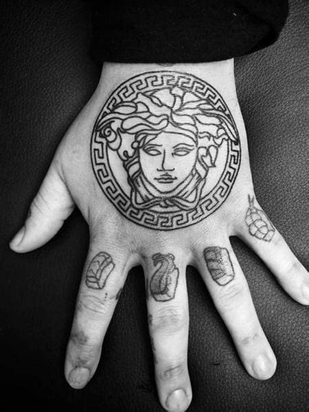 hair tattoo versace|realistic medusa tattoos.